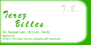 terez billes business card